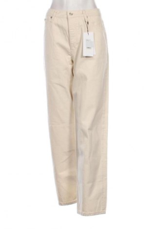 Damskie jeansy Calvin Klein Jeans, Rozmiar L, Kolor ecru, Cena 206,99 zł