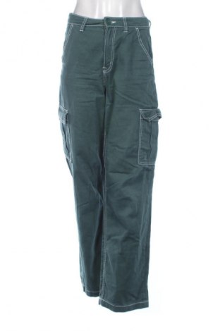 Damskie jeansy H&M Divided, Rozmiar S, Kolor Zielony, Cena 63,99 zł