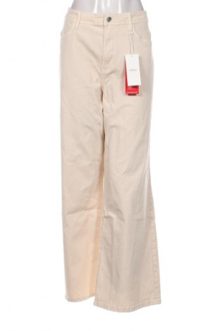 Γυναικείο Τζίν S.Oliver, Μέγεθος XL, Χρώμα  Μπέζ, Τιμή 29,99 €