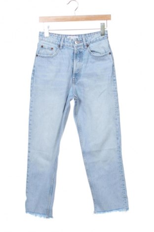 Blugi de femei Zara, Mărime XS, Culoare Albastru, Preț 51,30 Lei
