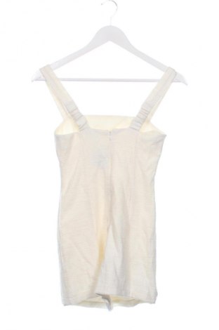 Kurzer Damenoverall Bershka, Größe XS, Farbe Ecru, Preis € 8,99