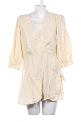 Дамски къс гащеризон Edited, Размер L, Цвят Бежов, Цена 4,60 €