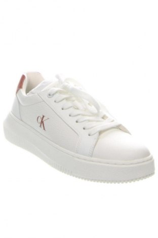 Γυναικεία παπούτσια Calvin Klein Jeans, Μέγεθος 38, Χρώμα Λευκό, Τιμή 60,99 €