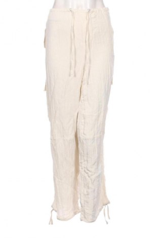 Dámské kalhoty  H&M, Velikost L, Barva Krémová, Cena  259,00 Kč