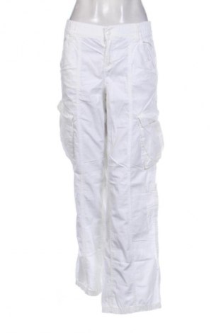 Damskie spodnie H&M Divided, Rozmiar M, Kolor Biały, Cena 26,79 zł