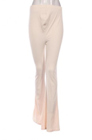 Damskie spodnie Missguided, Rozmiar S, Kolor ecru, Cena 22,47 zł
