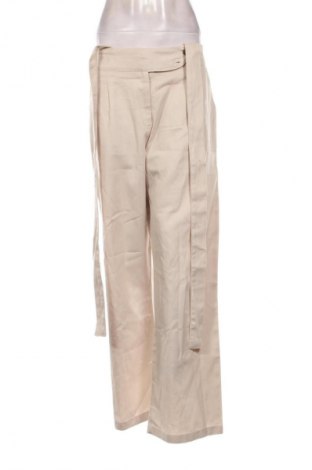 Pantaloni de femei Trendyol, Mărime L, Culoare Bej, Preț 115,19 Lei