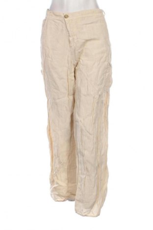 Damenhose Zara, Größe L, Farbe Beige, Preis 11,99 €