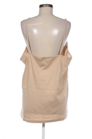 Γυναικείο αμάνικο μπλουζάκι FLG, Μέγεθος 3XL, Χρώμα  Μπέζ, Τιμή 6,99 €