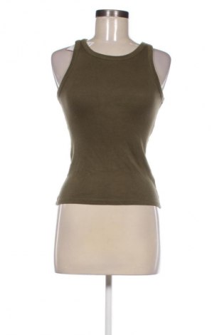 Damska koszulka na ramiączkach Sinsay, Rozmiar XS, Kolor Zielony, Cena 26,79 zł