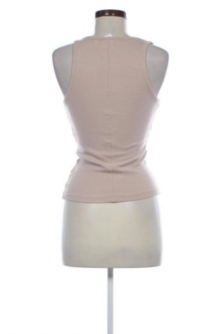 Damska koszulka na ramiączkach Sinsay, Rozmiar S, Kolor Beżowy, Cena 24,99 zł