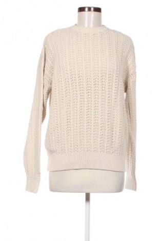 Damski sweter Bershka, Rozmiar L, Kolor Beżowy, Cena 36,99 zł