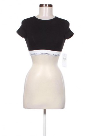 Damski sportowy top Calvin Klein, Rozmiar S, Kolor Czarny, Cena 77,99 zł, #134072076