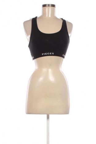 Damen Sporttop Pieces, Größe M, Farbe Schwarz, Preis € 8,99