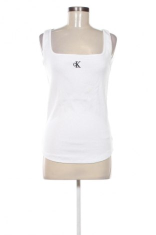 Γυναικείο τοπ Calvin Klein Jeans, Μέγεθος L, Χρώμα Λευκό, Τιμή 29,99 €, #134050955