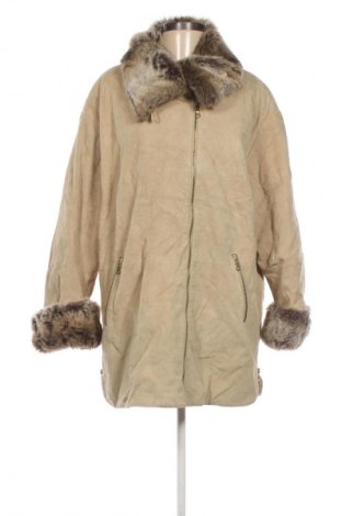 Dámská kožená bunda  Unbranded, Velikost L, Barva Béžová, Cena  3 149,00 Kč