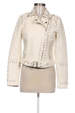 Dámská kožená bunda  Unbranded, Velikost M, Barva Krémová, Cena  879,00 Kč