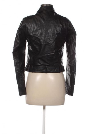 Γυναικείο δερμάτινο μπουφάν Zara, Μέγεθος M, Χρώμα Μαύρο, Τιμή 29,99 €