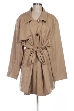 Γυναικείο παλτό ONLY Carmakoma, Μέγεθος 3XL, Χρώμα  Μπέζ, Τιμή 27,99 €