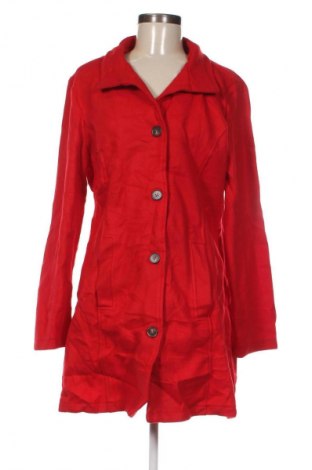 Dámský kabát  SHEIN, Velikost L, Barva Červená, Cena  179,00 Kč
