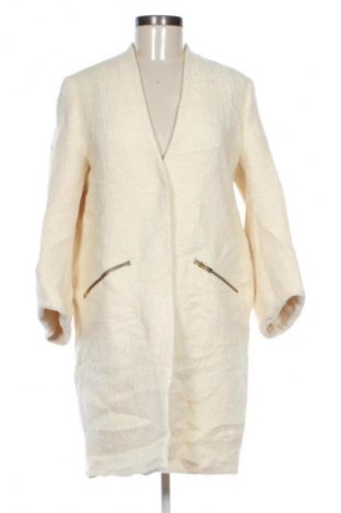 Дамско палто Zara, Размер M, Цвят Екрю, Цена 33,74 €