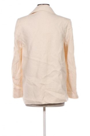 Palton de femei Zara, Mărime L, Culoare Ecru, Preț 185,99 Lei