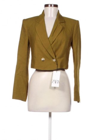 Dámské sako  Zara, Velikost XS, Barva Zelená, Cena  1 499,00 Kč