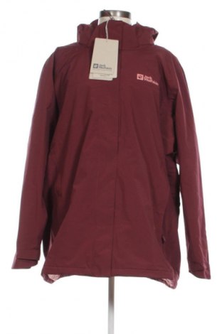 Дамско яке Jack Wolfskin, Размер XXL, Цвят Червен, Цена 91,00 €