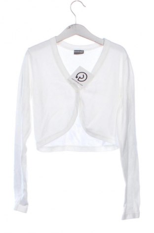 Kinder Strickjacke Kids World, Größe 9-10y/ 140-146 cm, Farbe Weiß, Preis 3,99 €