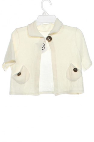 Kinder Strickjacke Tu, Größe 4-5y/ 110-116 cm, Farbe Ecru, Preis 4,88 €