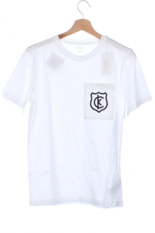 Tricou pentru copii Calvin Klein Jeans, Mărime 14-15y/ 168-170 cm, Culoare Alb, Preț 53,99 Lei