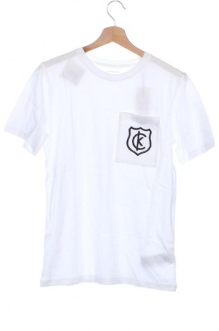 Dziecięcy T-shirt Calvin Klein Jeans, Rozmiar 14-15y/ 168-170 cm, Kolor Biały, Cena 65,99 zł