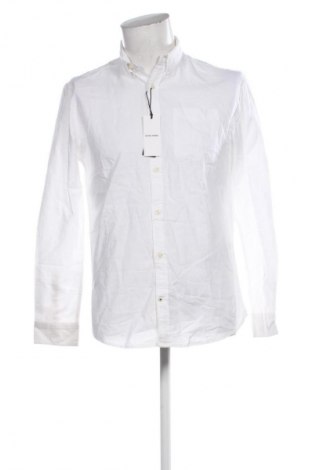 Ανδρικό πουκάμισο Jack & Jones, Μέγεθος M, Χρώμα Λευκό, Τιμή 30,99 €