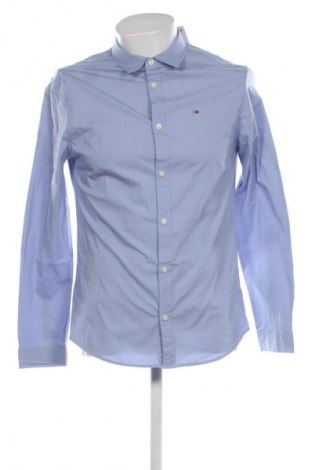 Мъжка риза Tommy Jeans, Размер L, Цвят Син, Цена 33,74 €