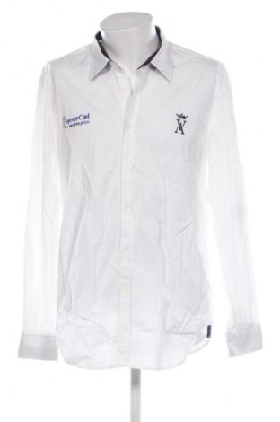 Cămașă de bărbați Vicomte A., Mărime XL, Culoare Alb, Preț 172,99 Lei, #134049484