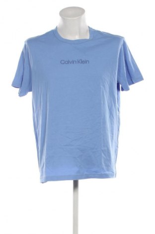 Tricou de bărbați Calvin Klein, Mărime L, Culoare Albastru, Preț 85,99 Lei