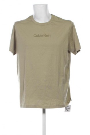 Tricou de bărbați Calvin Klein, Mărime L, Culoare Verde, Preț 190,99 Lei