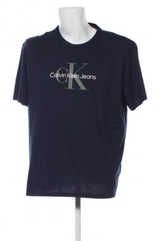 Pánské tričko  Calvin Klein Jeans, Velikost XXL, Barva Modrá, Cena  1 099,00 Kč