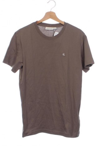 Pánské tričko  Calvin Klein Jeans, Velikost XS, Barva Hnědá, Cena  409,00 Kč
