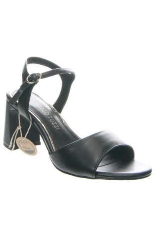 Sandały Marco Tozzi, Rozmiar 39, Kolor Czarny, Cena 175,99 zł