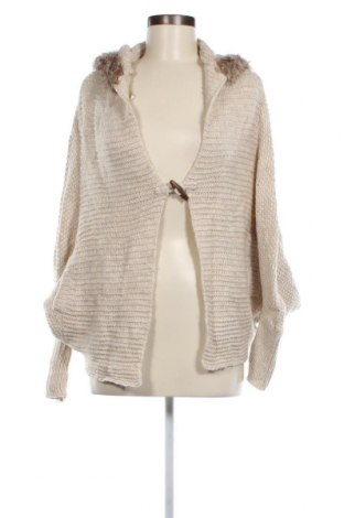 Damski kardigan Bershka, Rozmiar S, Kolor Beżowy, Cena 19,99 zł