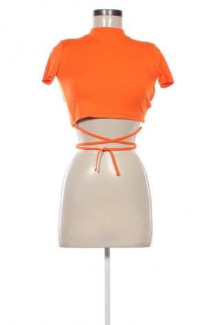 Damen Shirt Bershka, Größe S, Farbe Orange, Preis 7,99 €
