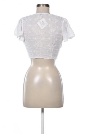 Γυναικεία μπλούζα Bershka, Μέγεθος XS, Χρώμα Λευκό, Τιμή 7,99 €