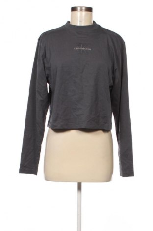 Γυναικεία μπλούζα Calvin Klein Jeans, Μέγεθος XS, Χρώμα Γκρί, Τιμή 42,99 €