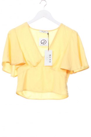 Bluzka damska NA-KD, Rozmiar S, Kolor Żółty, Cena 31,49 zł