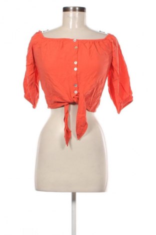 Damenbluse Bershka, Größe S, Farbe Orange, Preis 2,99 €