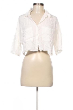 Damska koszula Bershka, Rozmiar L, Kolor Biały, Cena 21,99 zł