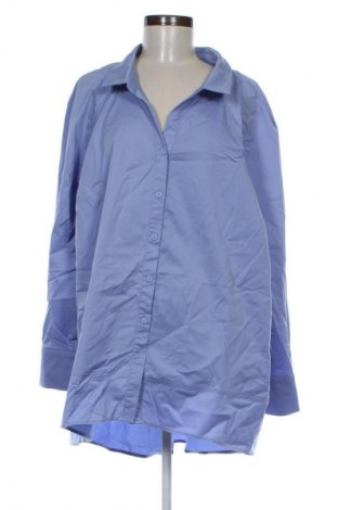 Γυναικείο πουκάμισο Evans, Μέγεθος 4XL, Χρώμα Μπλέ, Τιμή 7,99 €