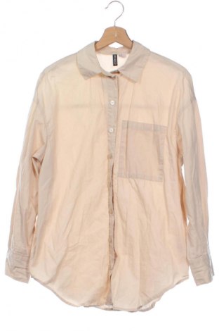 Γυναικείο πουκάμισο H&M Divided, Μέγεθος XS, Χρώμα  Μπέζ, Τιμή 1,99 €