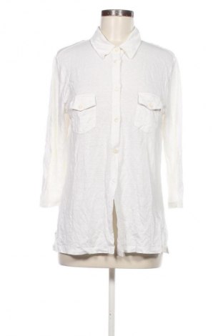 Γυναικείο πουκάμισο Le Tricot Perugia, Μέγεθος L, Χρώμα Λευκό, Τιμή 33,99 €